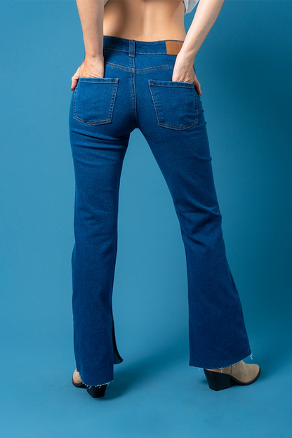 JEANS FLARE SLIT G-M 8354.