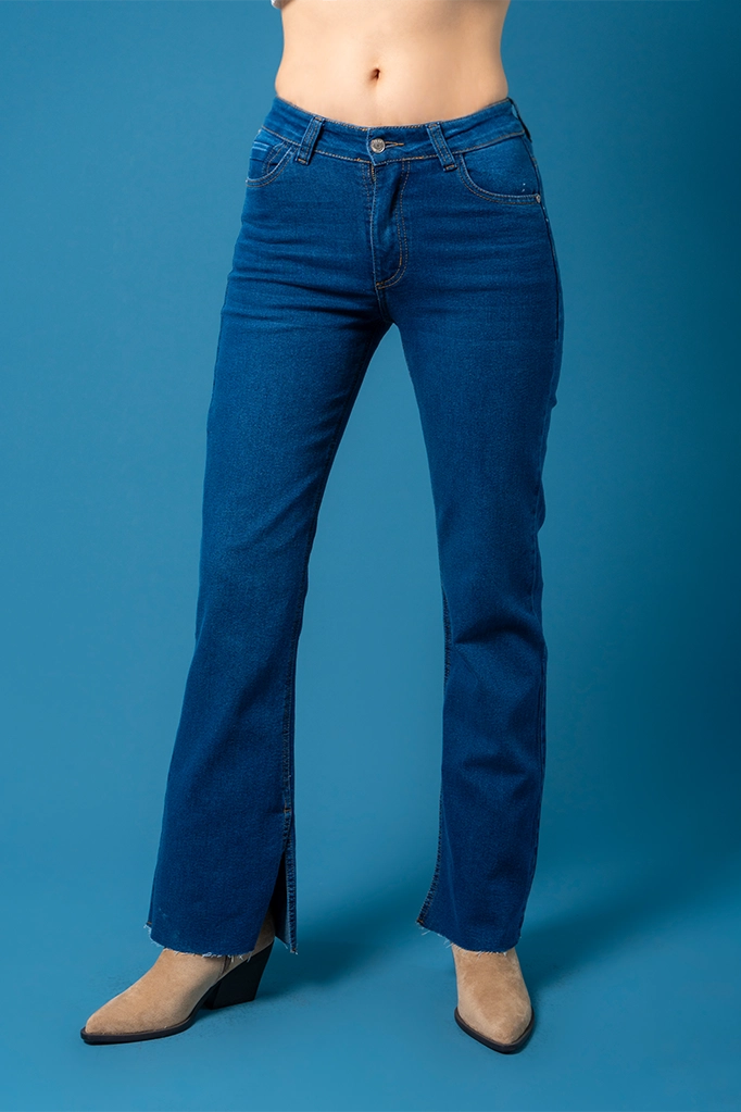 JEANS FLARE SLIT G-M 8354.