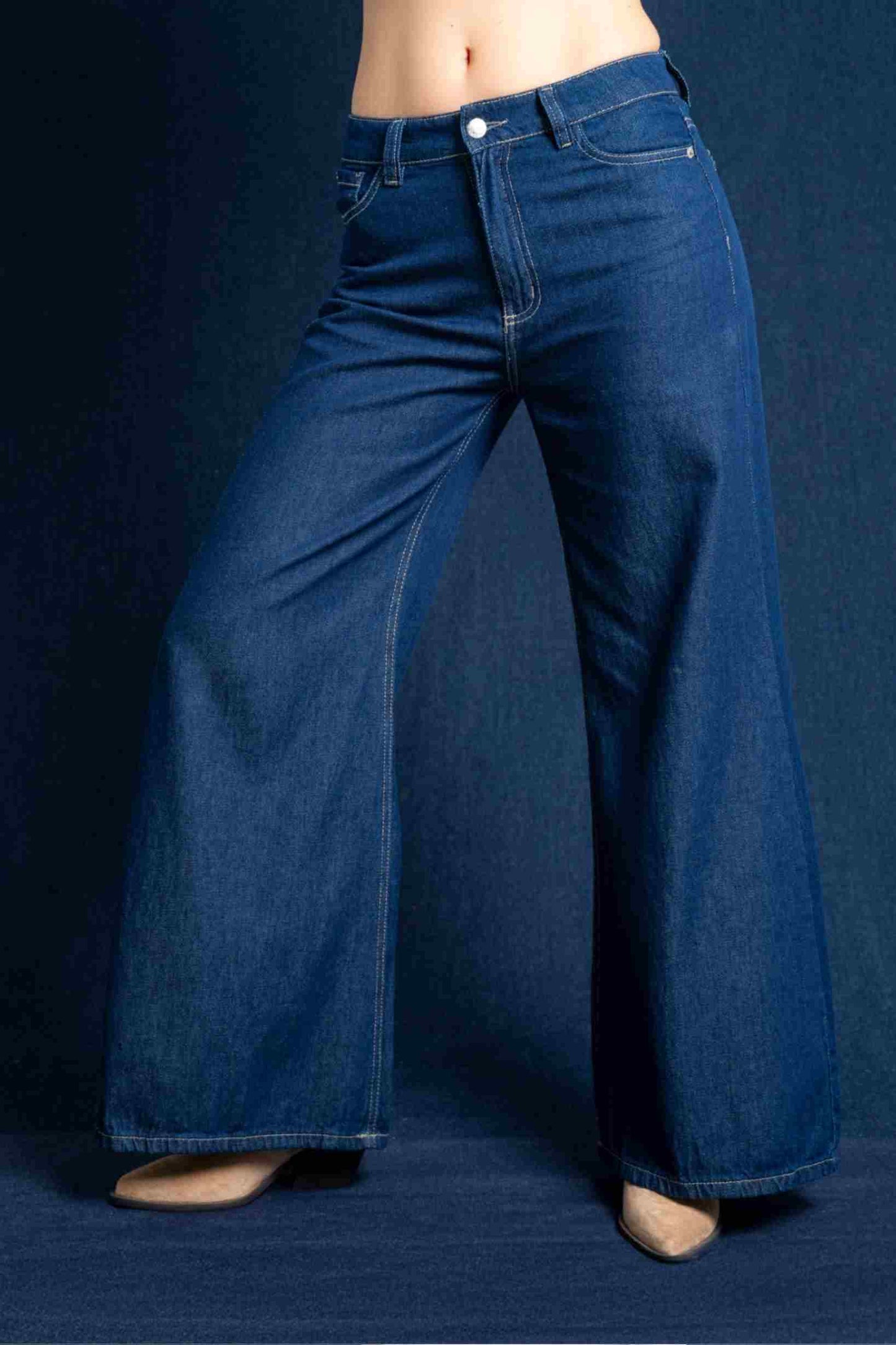 JEANS WIDE LEG G-M 7629