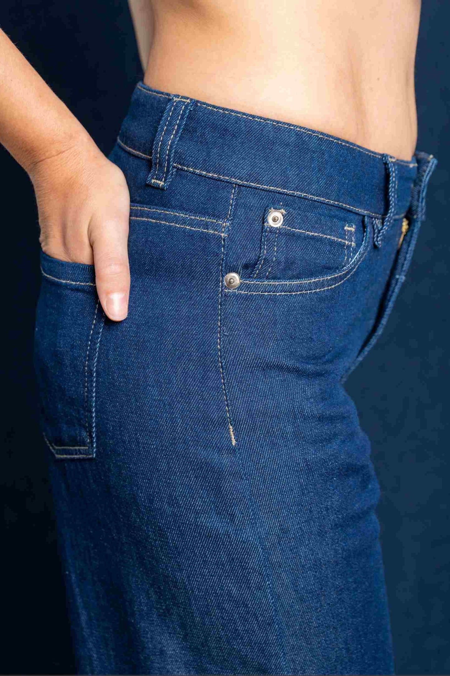 JEANS WIDE LEG G-M 7629