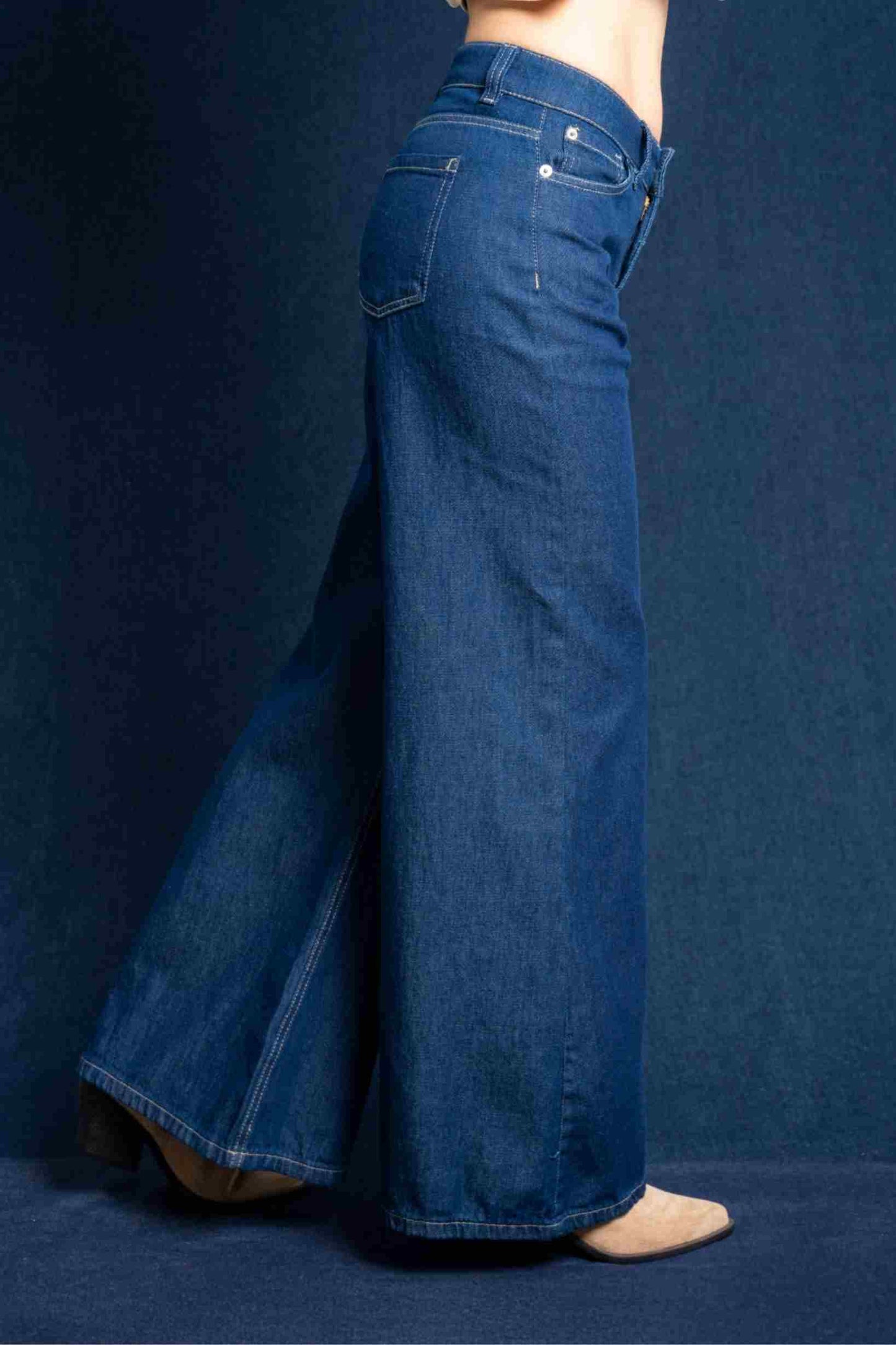 JEANS WIDE LEG G-M 7629