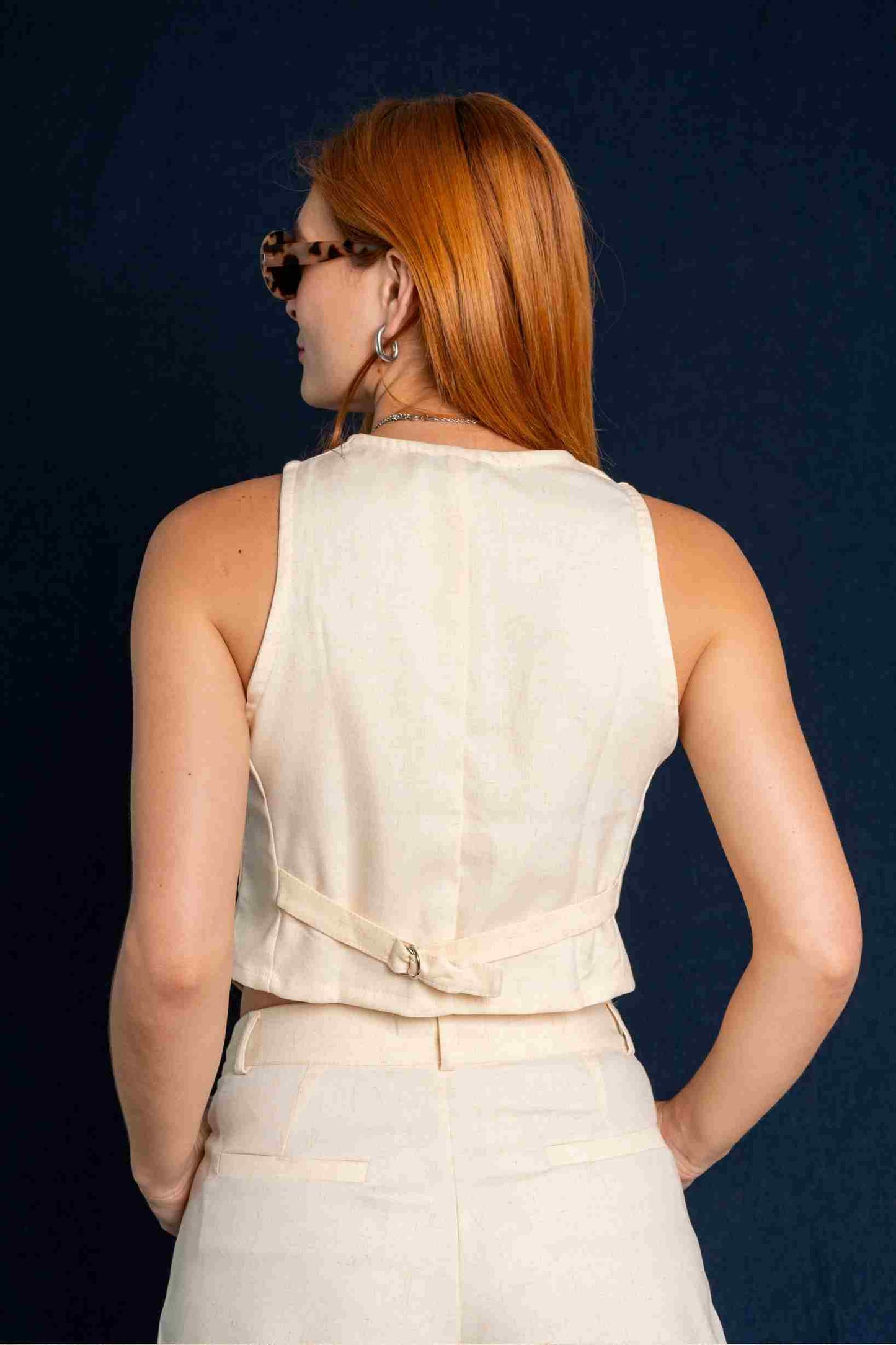 CHALECO LINO B-C 8083