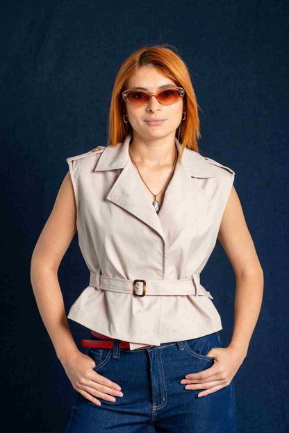 CHALECO VESTIR CINTURON 7970