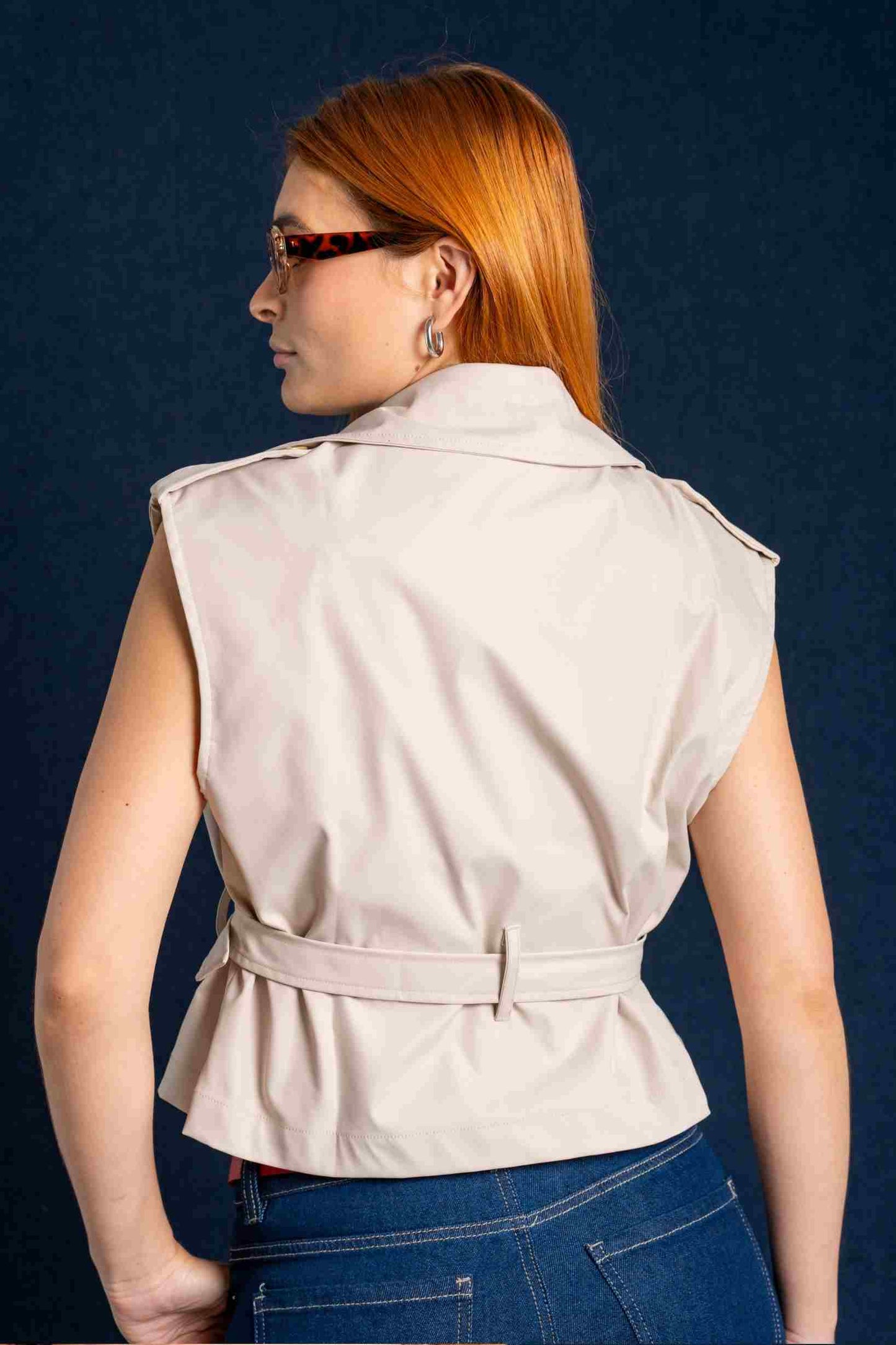 CHALECO VESTIR CINTURON 7970