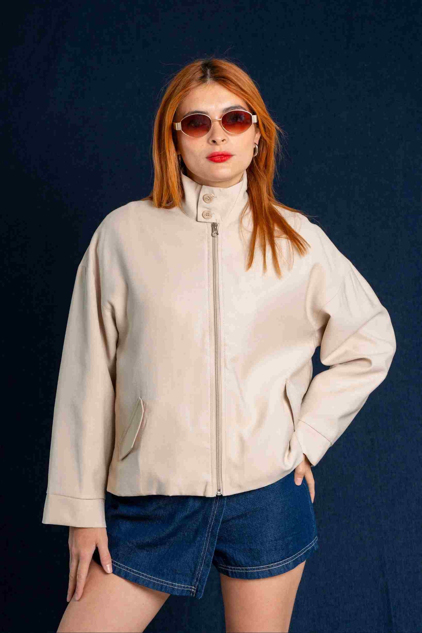 CHAQUETA BOMBER OVERSIZE 8000