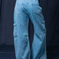 JEANS CARGO CINTURA AJUSTABLE 7270
