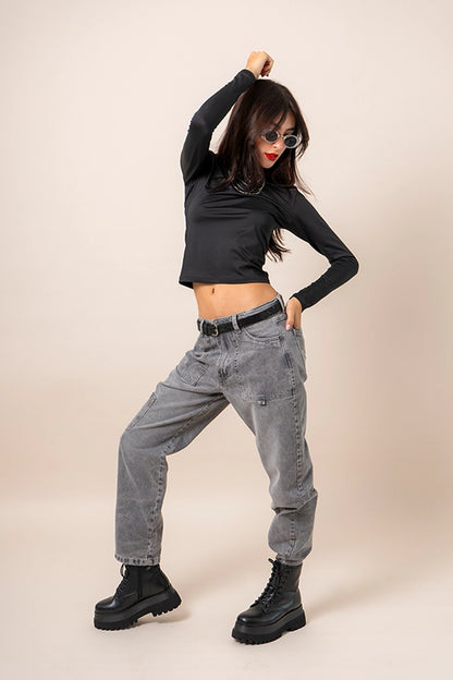 JEANS MOM FIT R-M 8483.