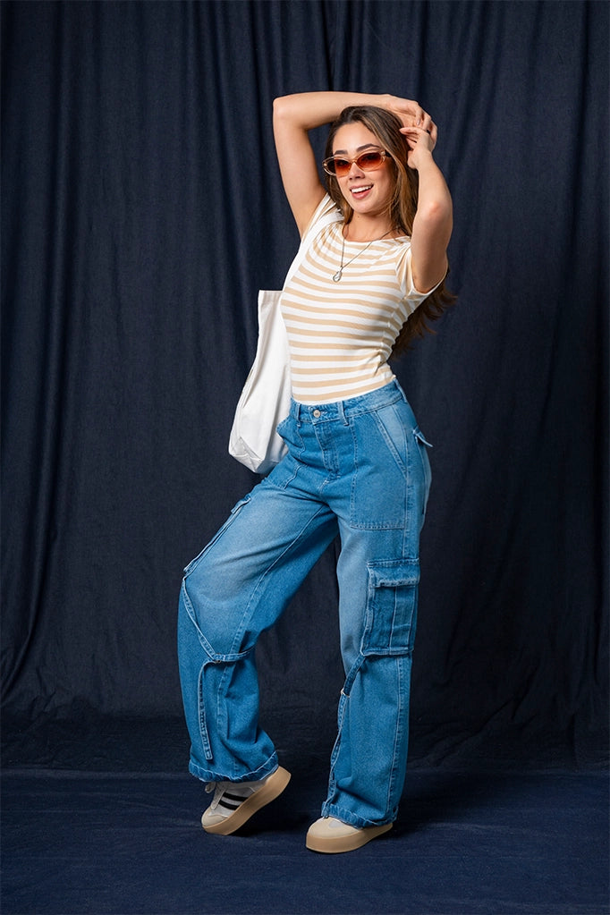 JEANS STRAIGHT CAPRIOLI ONE