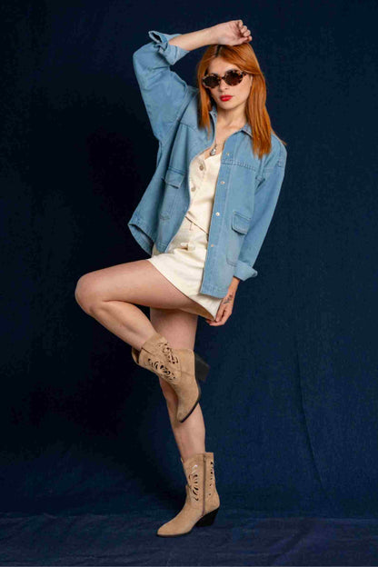 BH SOBRECAMISA DENIM ADARA
