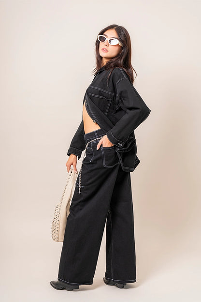 SOBRECAMISA OVERSIZE DENIM R-F 7663.