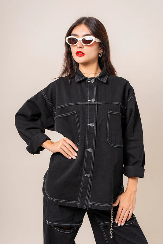SOBRECAMISA OVERSIZE DENIM R-F 7663.