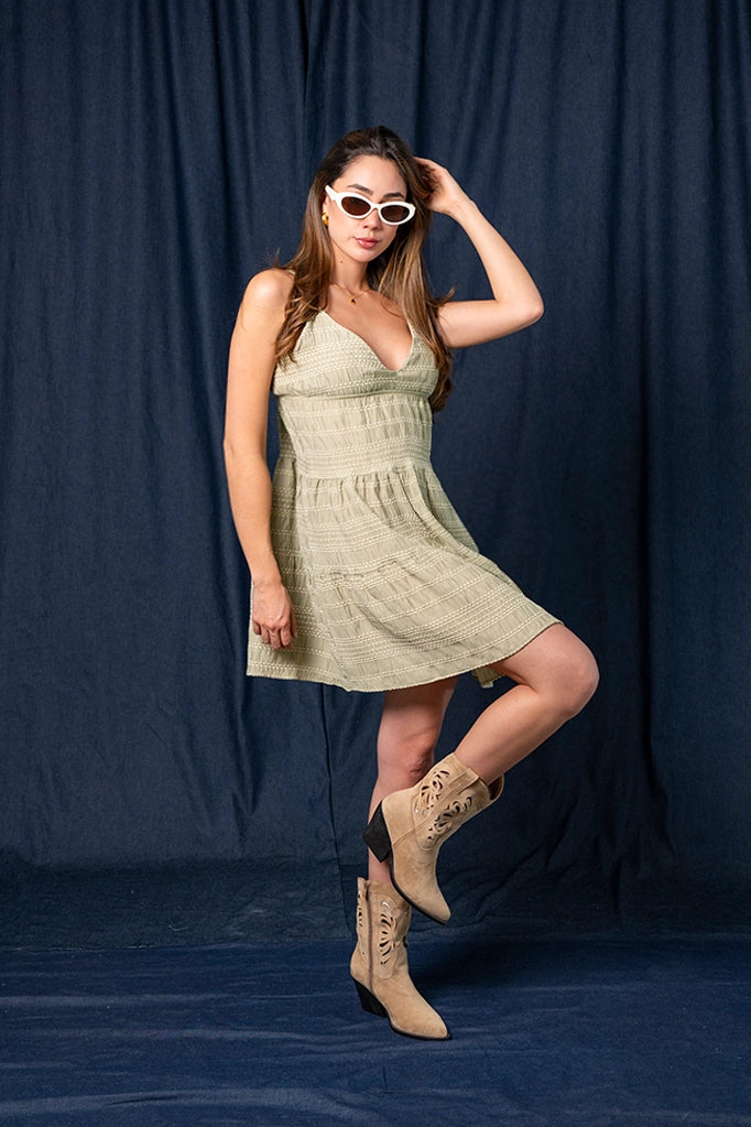 VESTIDO CORTO FLUIDO 8117