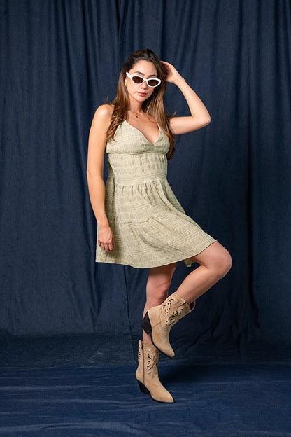 VESTIDO CORTO FLUIDO 8117