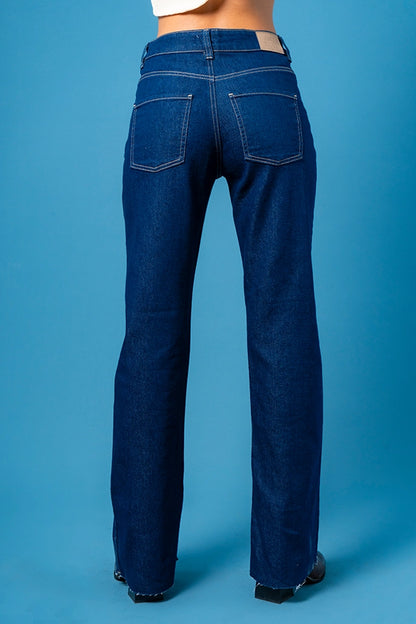 JEANS FLARE SLIT G-M 8354