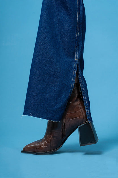 JEANS FLARE SLIT G-M 8354