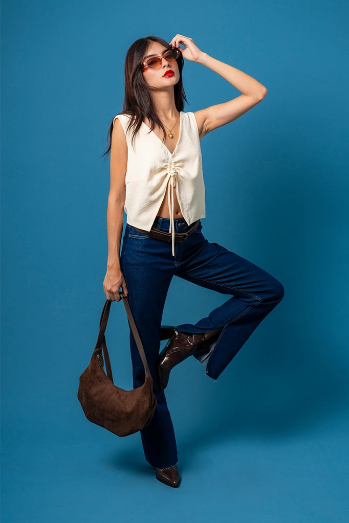 JEANS FLARE SLIT G-M 8354