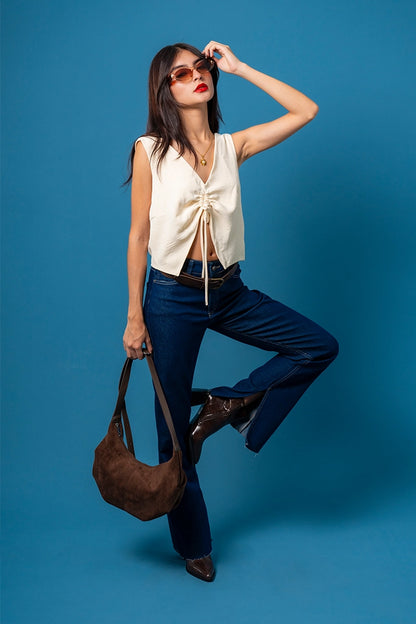 JEANS FLARE SLIT G-M 8354
