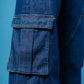 JEANS WIDE LEG CARGO R-F 7621.