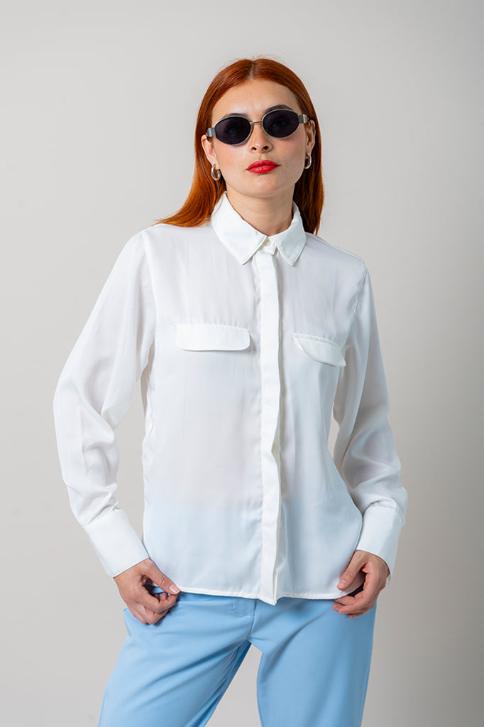 CAMISA SATIN B-M 8415