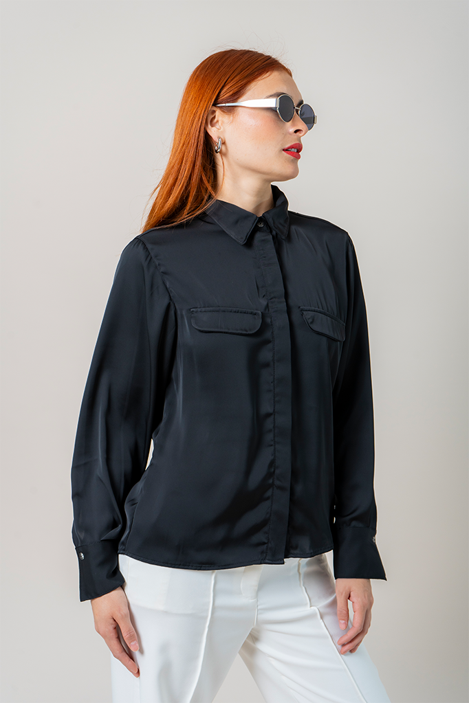 CAMISA SATIN B-M 8415