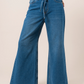 BH JEANS WIDE LEG CINTURON 7232