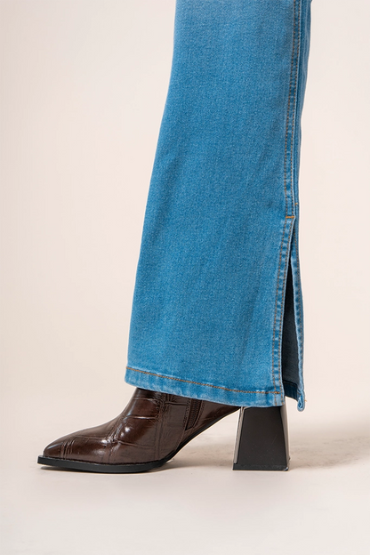 BH JEAN FLARE SLIT 7220