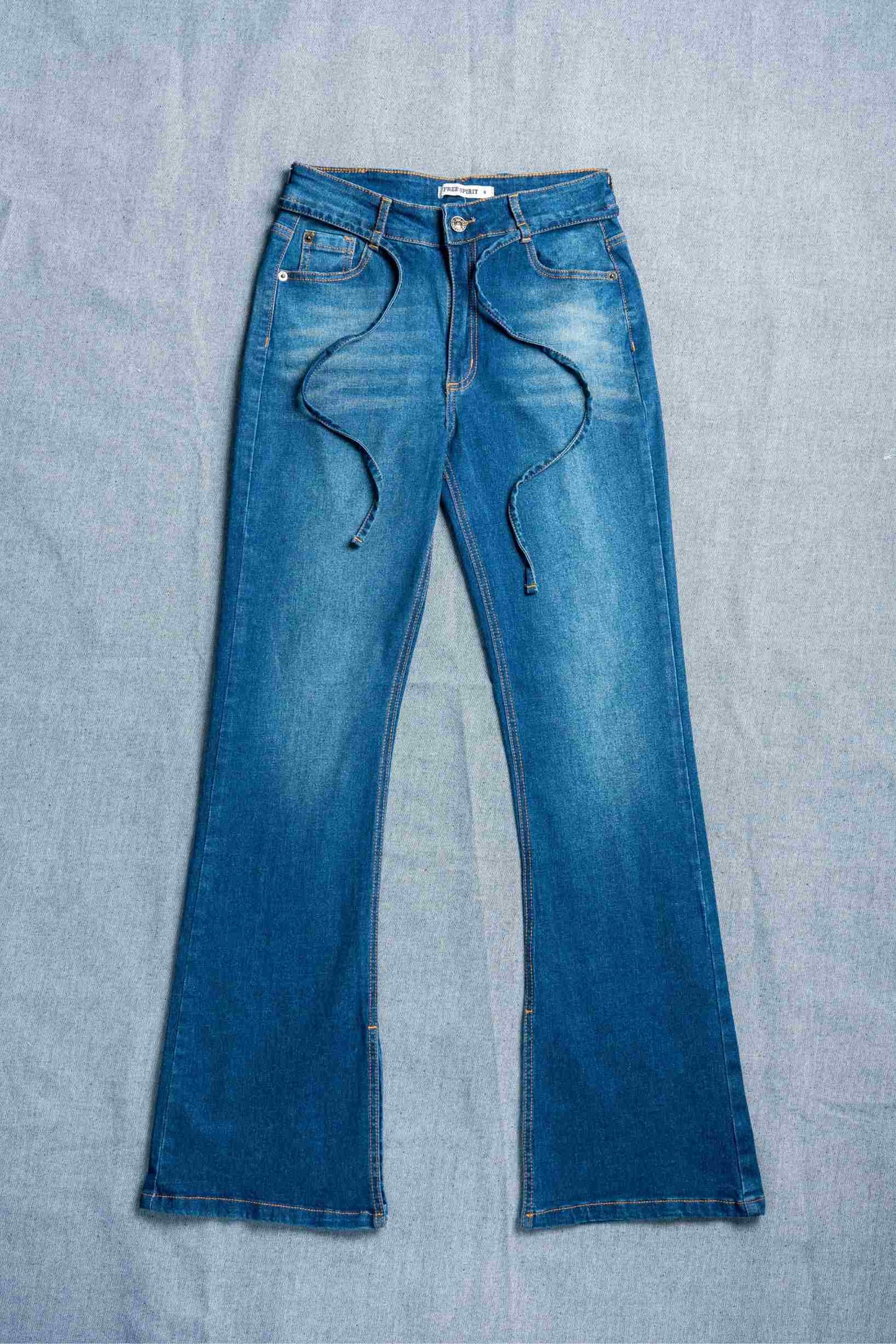 BH JEAN FLARE SLIT 7220