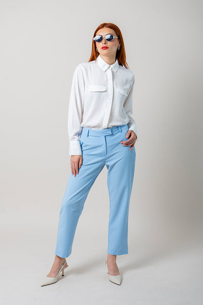 PANTALON VESTIR BOTA TUBO B-C 7125