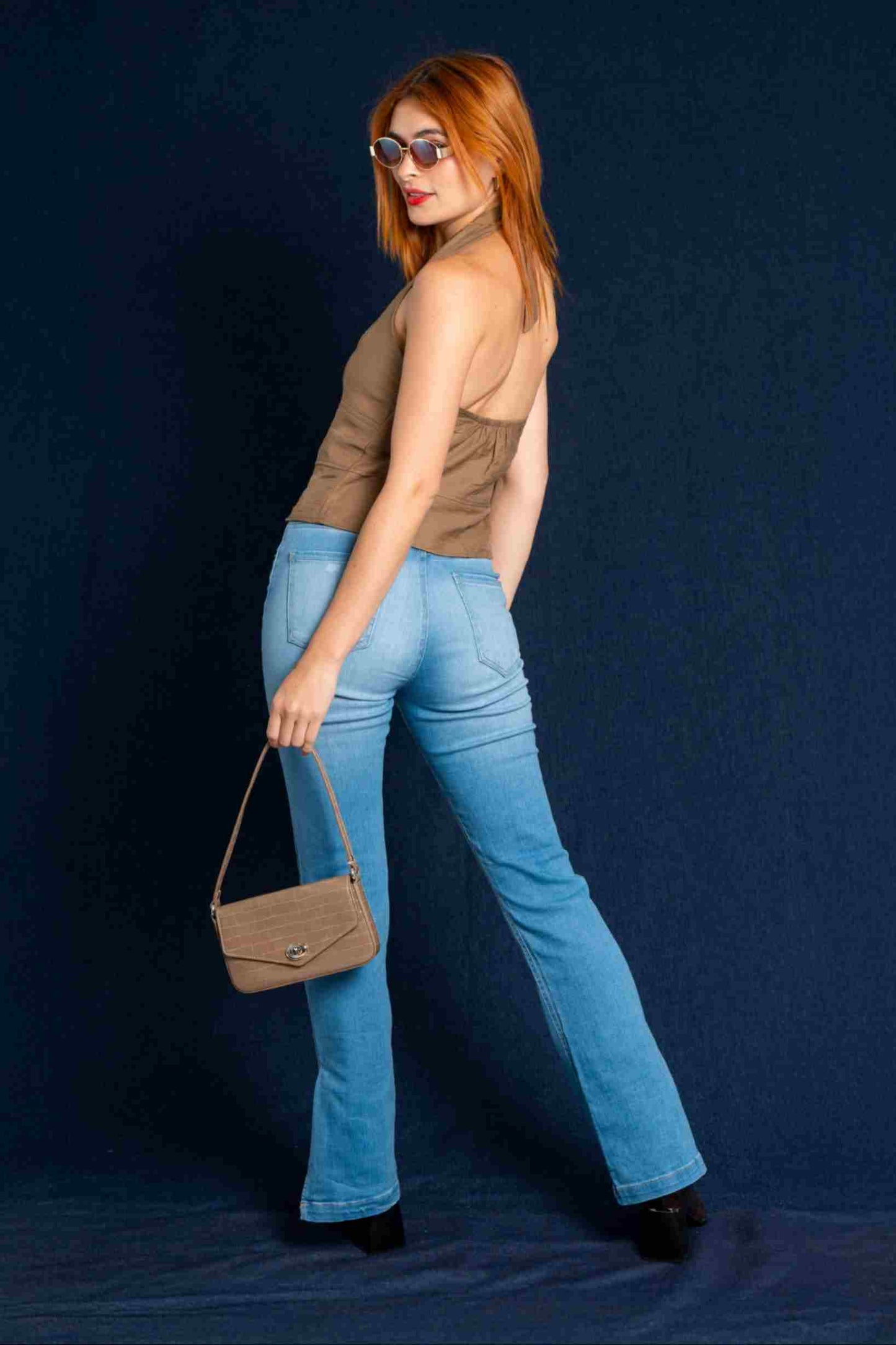 JEANS FLARE SLIT TESTI