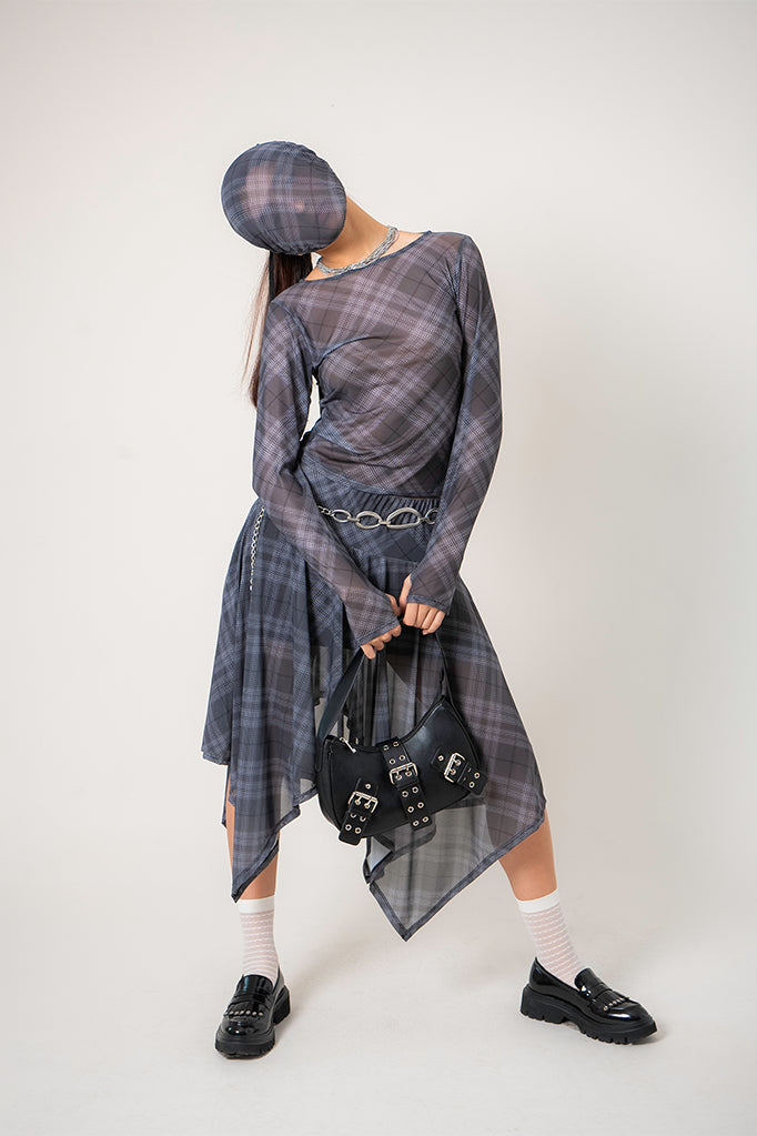 FALDA ASIMETRICA MESH R-M 9202.