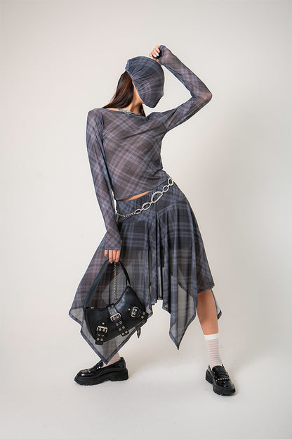 FALDA ASIMETRICA MESH R-M 9202.