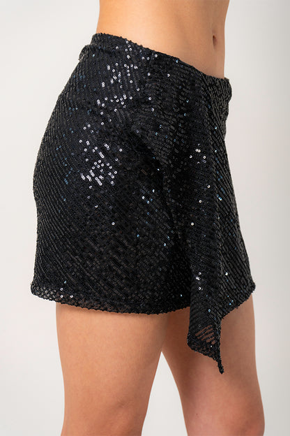 FALDA CORTA LENTEJUELAS B-M 9771.