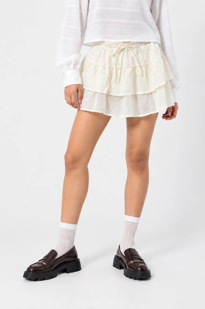 FALDA CORTA VOLANTES E-C 9878