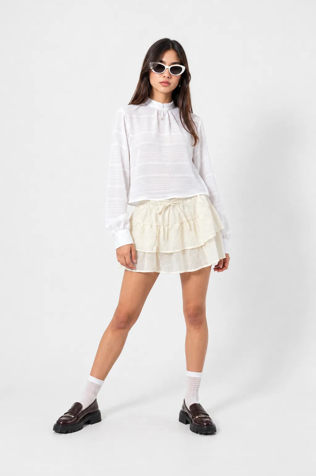 FALDA CORTA VOLANTES E-C 9878