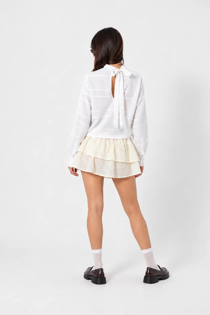 FALDA CORTA VOLANTES E-C 9878