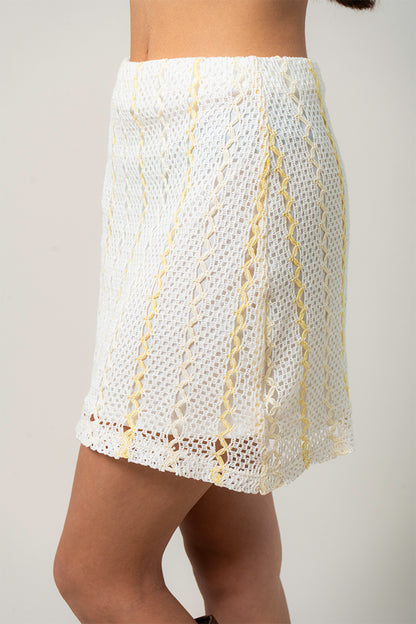 FALDA EFECTO CROCHET B-C 9379
