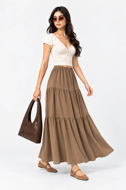 FALDA LARGA FLUIDA G-C 9875