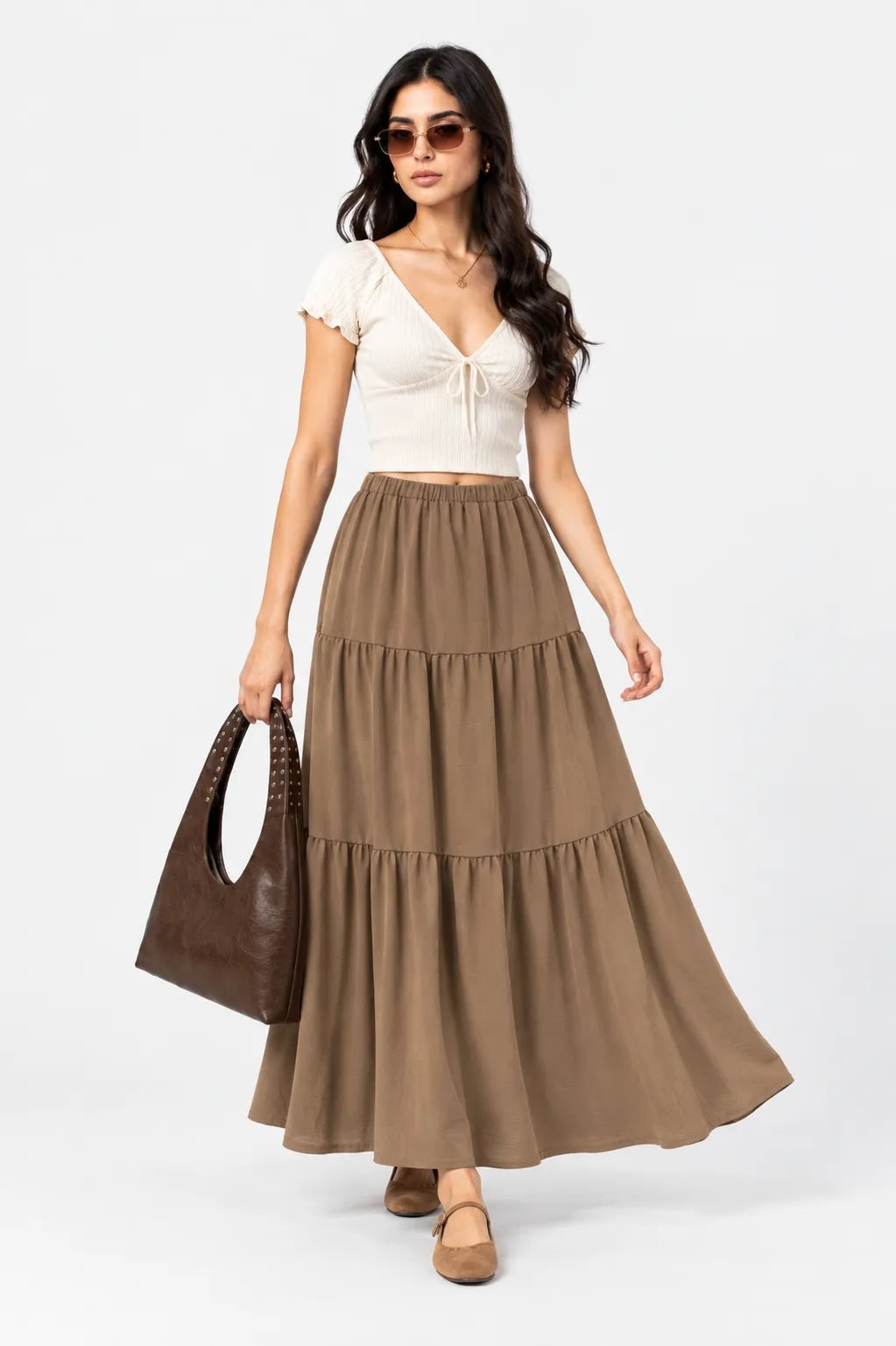FALDA LARGA FLUIDA G-C 9875
