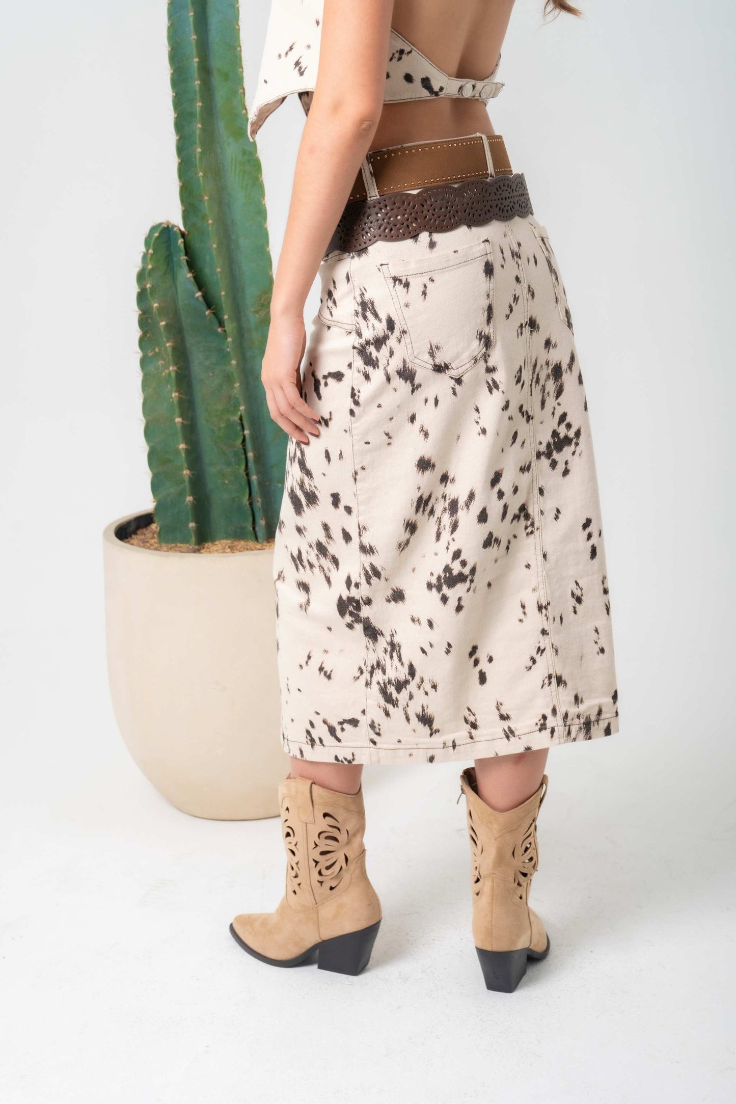 FALDA MIDI DENIM 8125