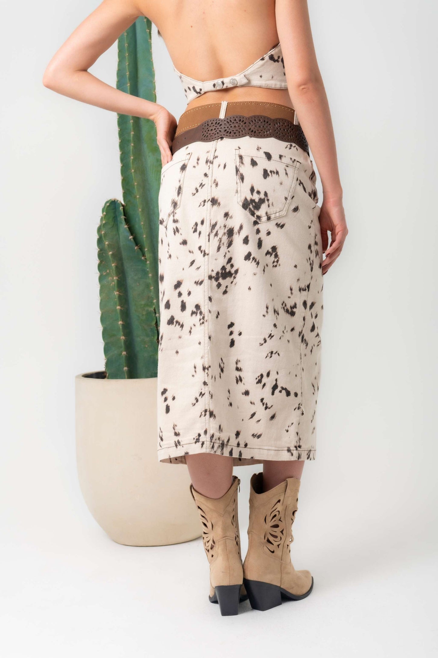 FALDA MIDI DENIM 8125