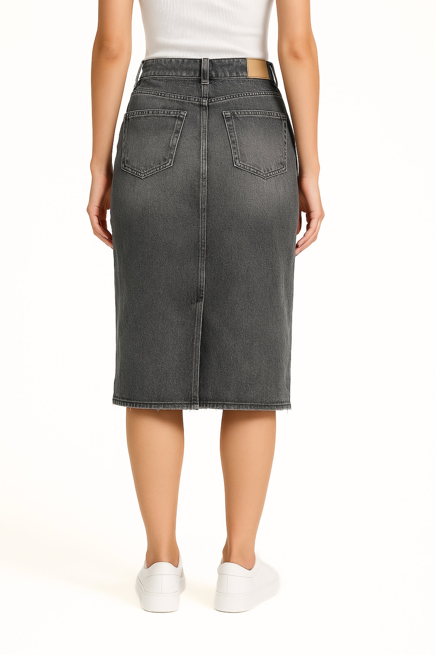 FALDA MIDI DENIM BARTON