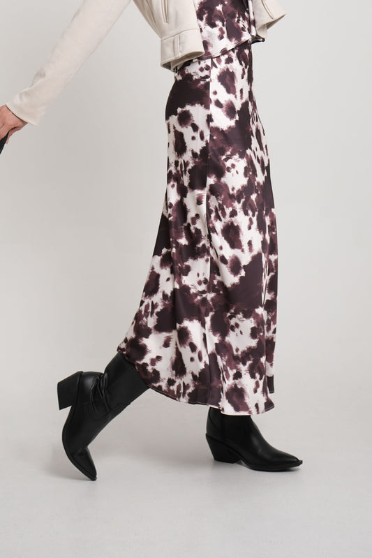 FALDA MIDI FLUIDA 7809