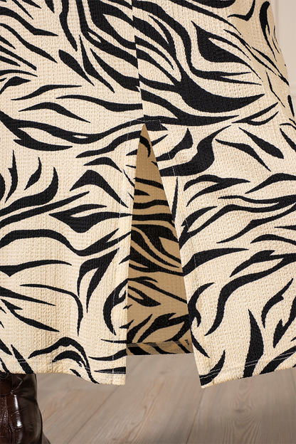 FALDA MIDI TEXTURA B-M 8695