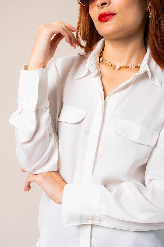 CAMISA SATIN B-M 8415.