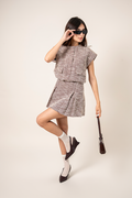 FALDA TABLAS TWEED B-F 8181.