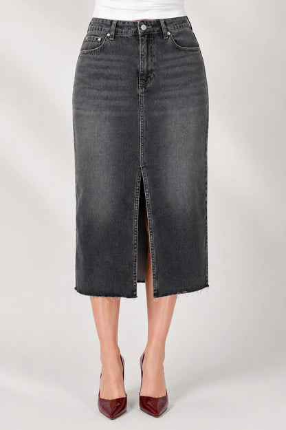 FALDA MIDI DENIM BARTON