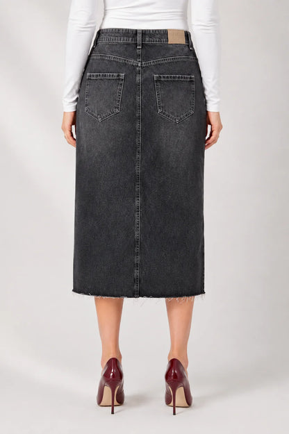 FALDA MIDI DENIM BARTON