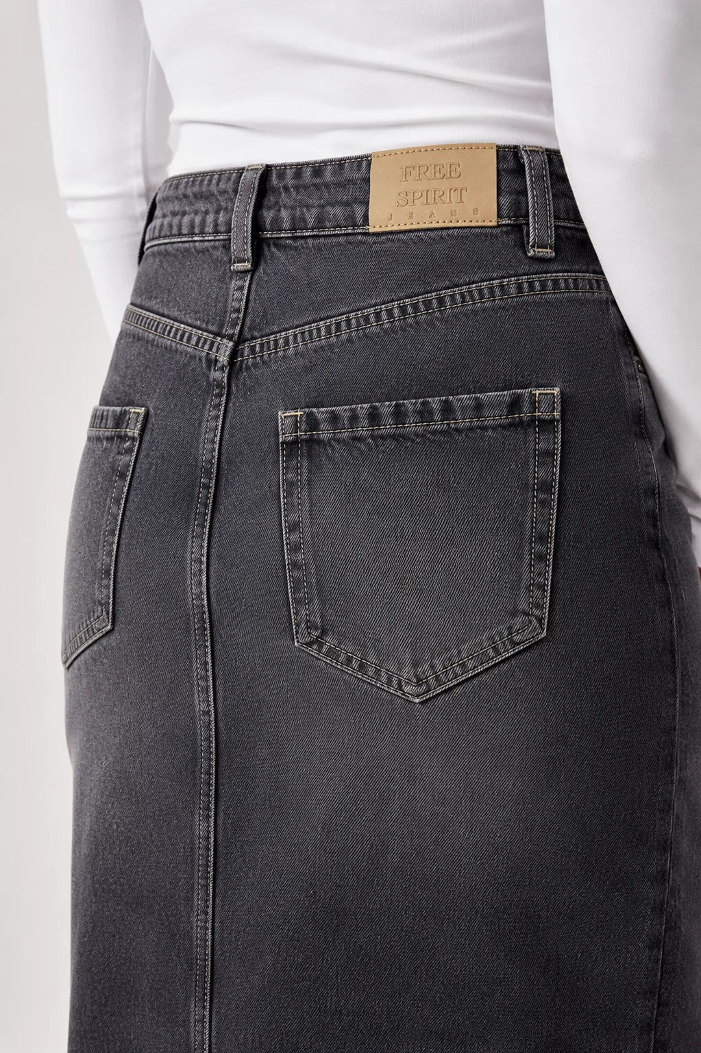 FALDA MIDI DENIM BARTON