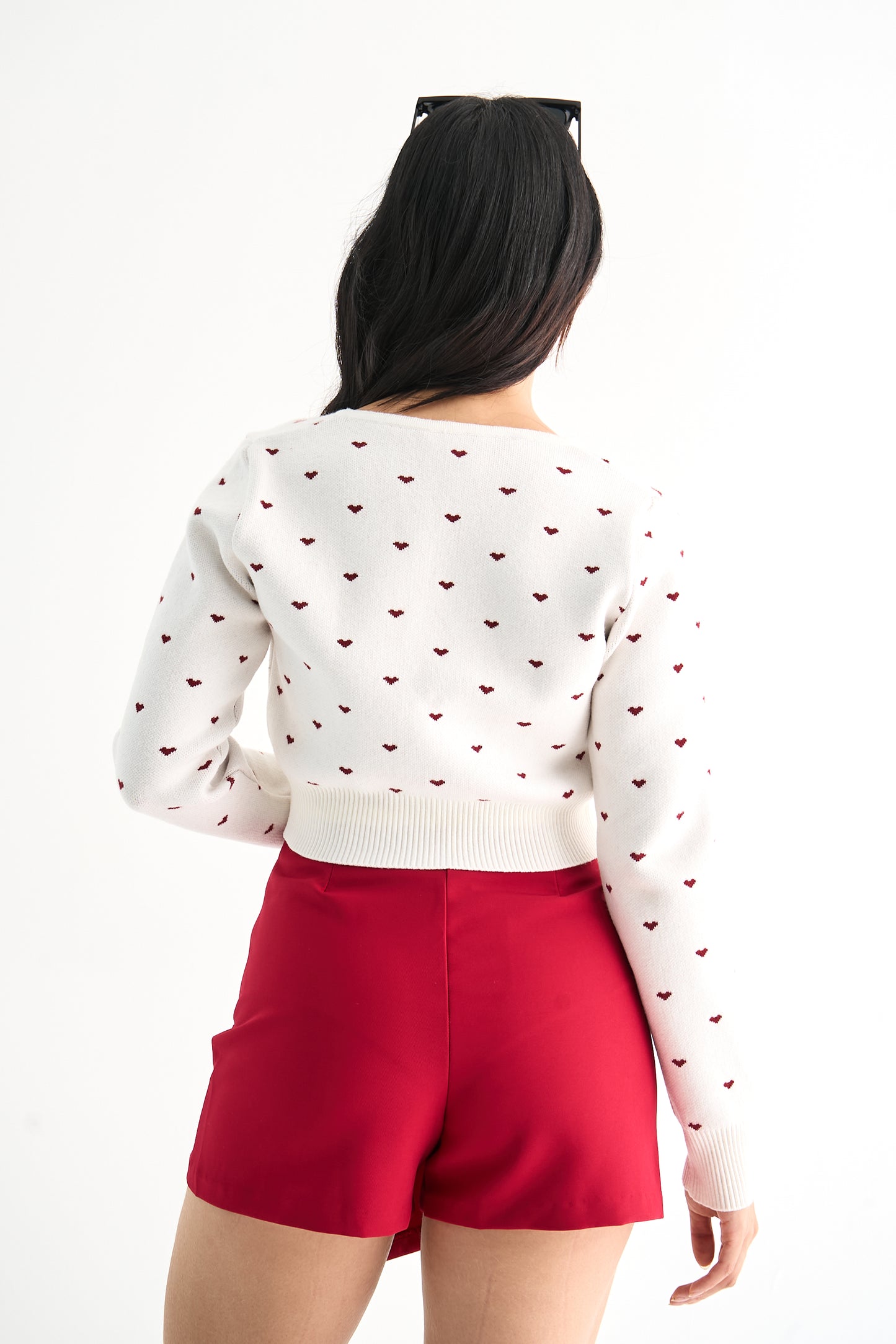 CARDIGAN TEJIDO CORAZONES 7262