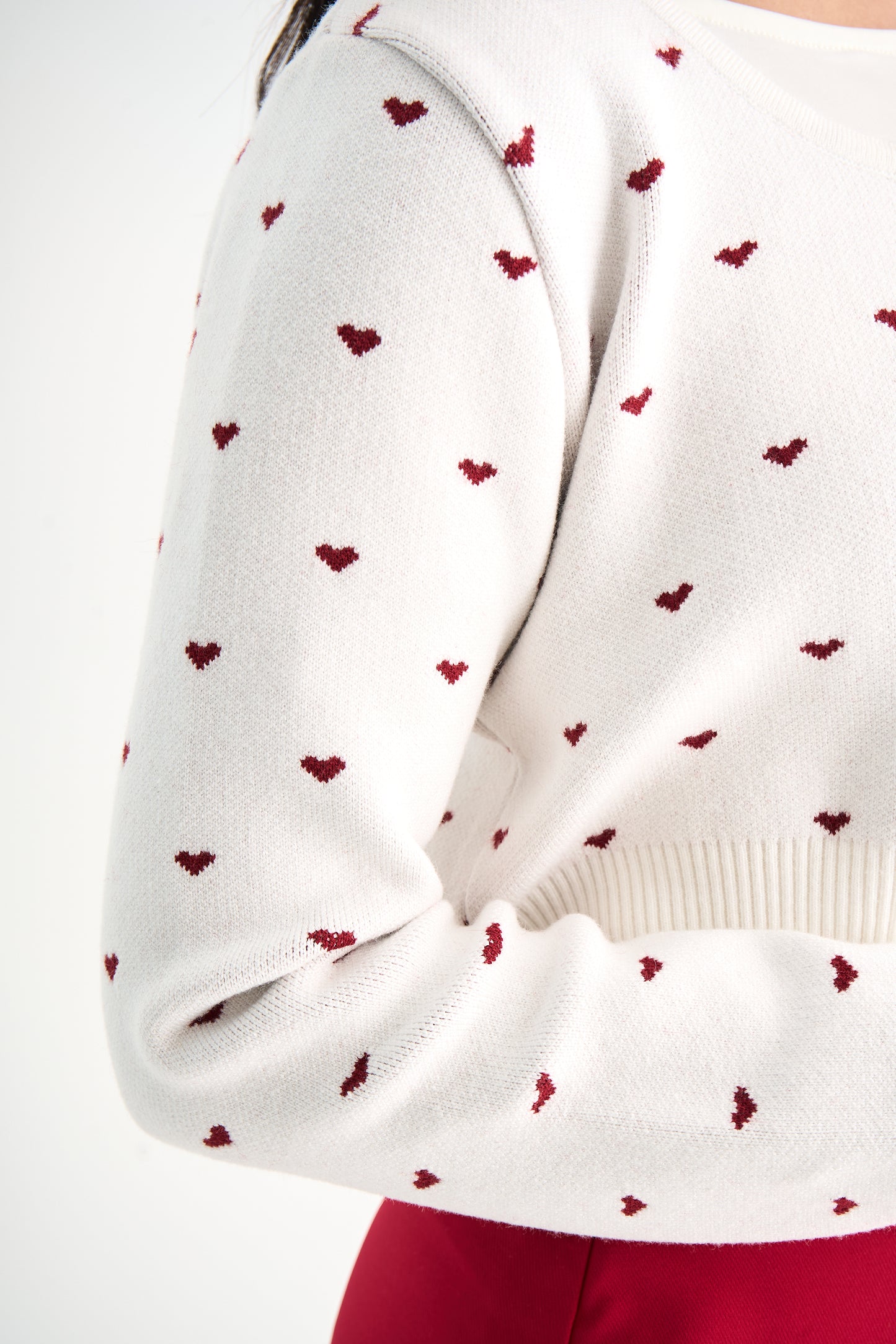CARDIGAN TEJIDO CORAZONES 7262